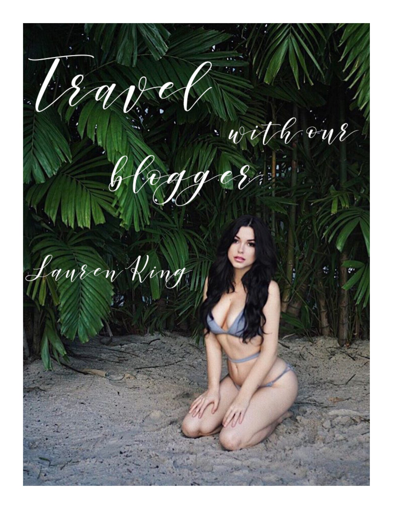 With summer always on our mind, vacations and bikinis are a must for all those chasing the sun. Blogger Lauren King @elle_kae shares with us her Travel Essentials.